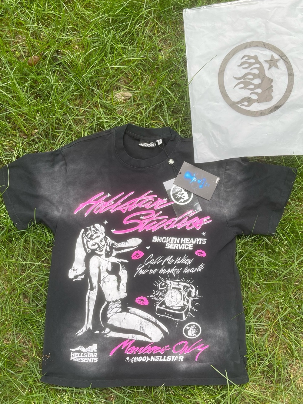 Hellstar Studios Broken Hearts Service T-Shirt SMALL